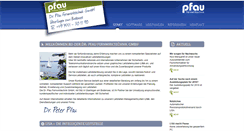Desktop Screenshot of pfau.de